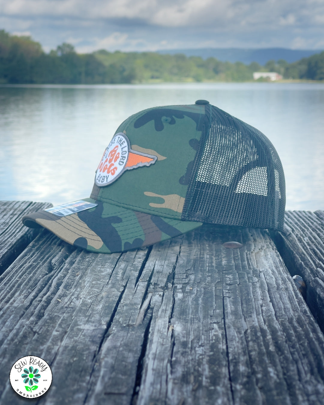 Praise the Lord and Go Vols Baby Trucker Cap