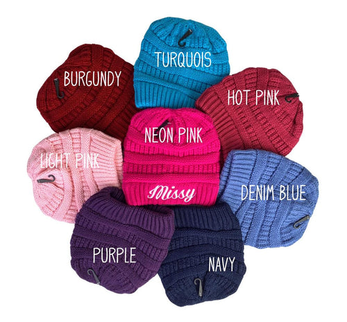 Embroidered Beanie, Personalized Classic Beanie, Custom Knitted Cap, Winter Hat Embroidery, Adult Monogram, Christmas Gift