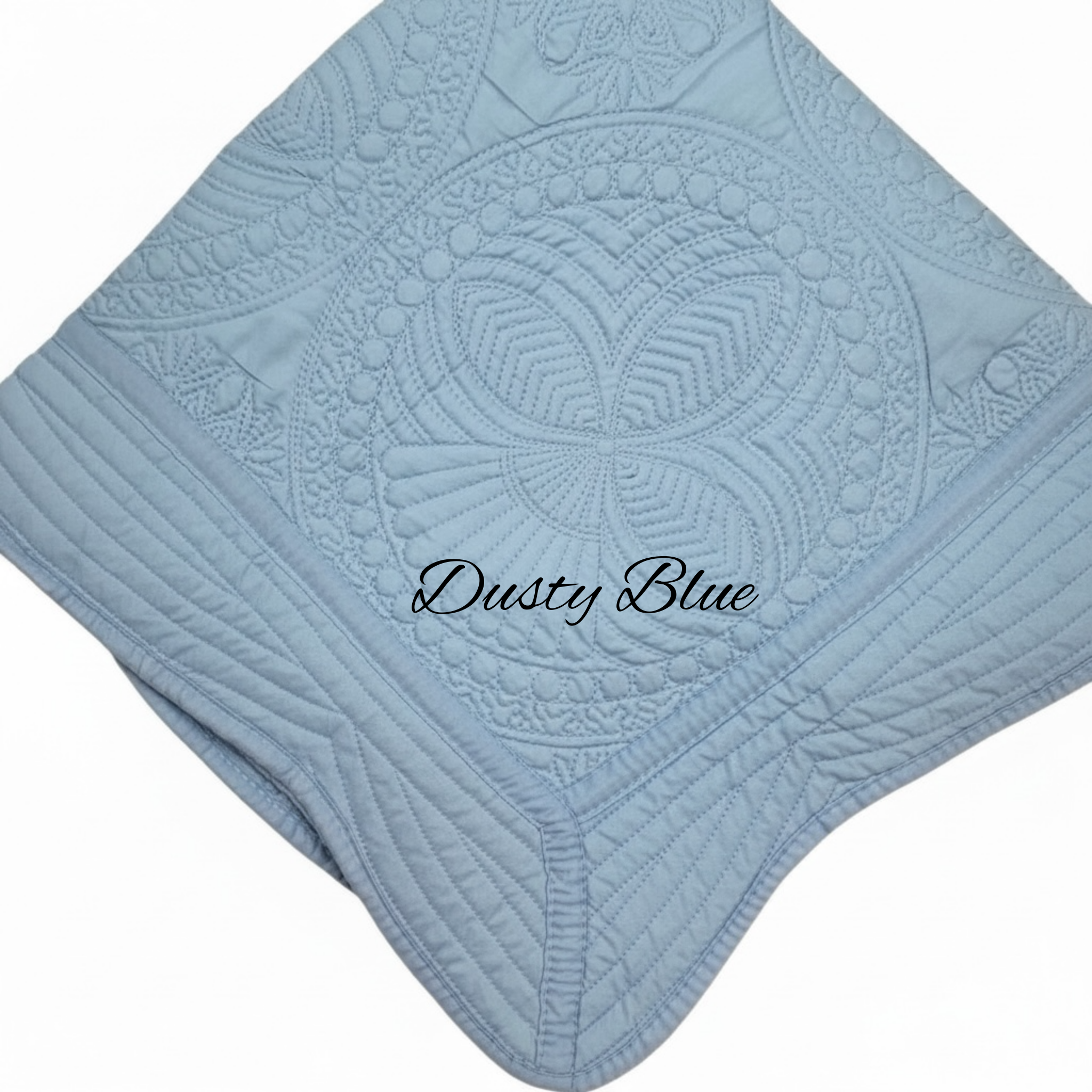 Personalized Baby Boy Heirloom Quilt Birth Announcement | Custom Name & Stats