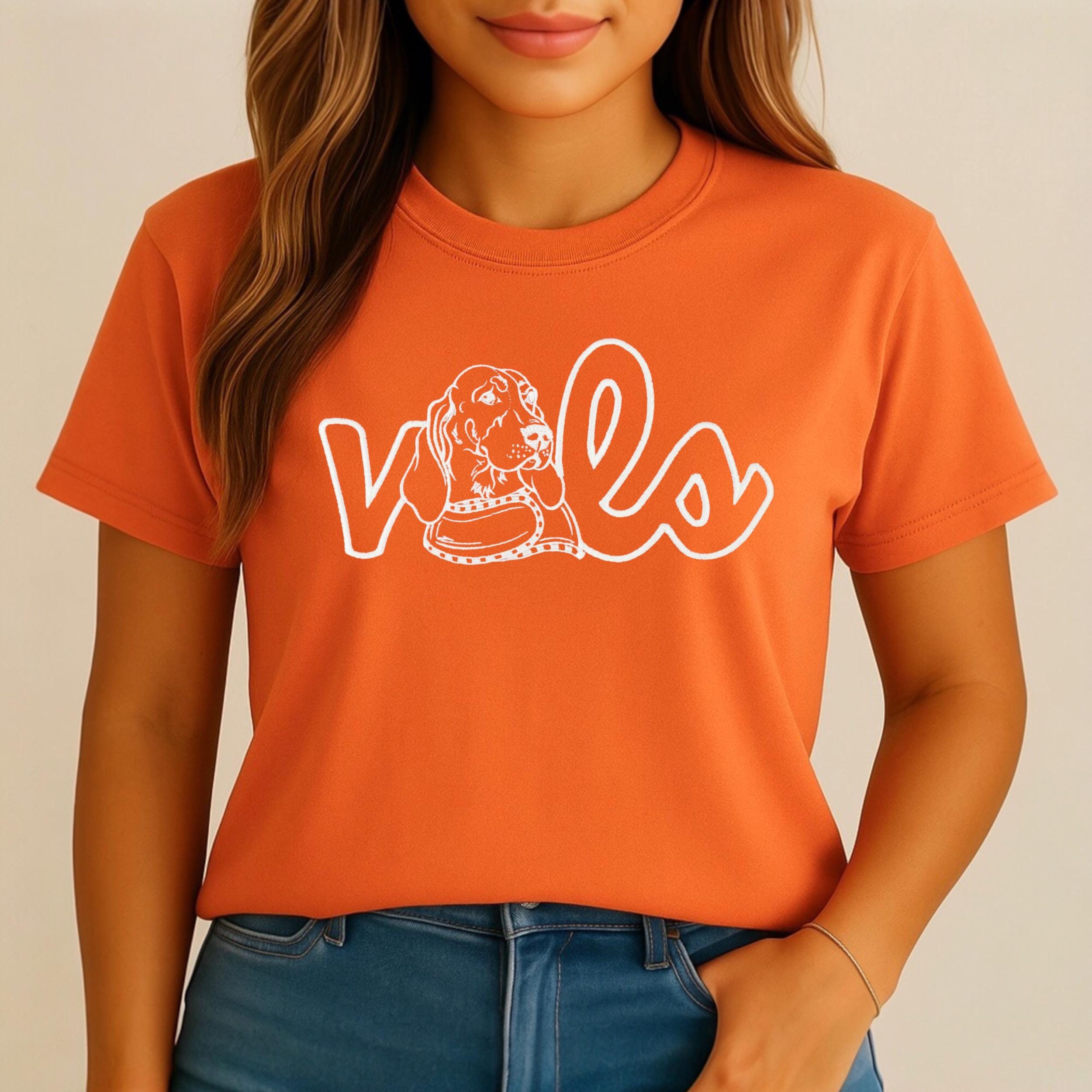 VOLS with Mascot Embroidered T-Shirt
