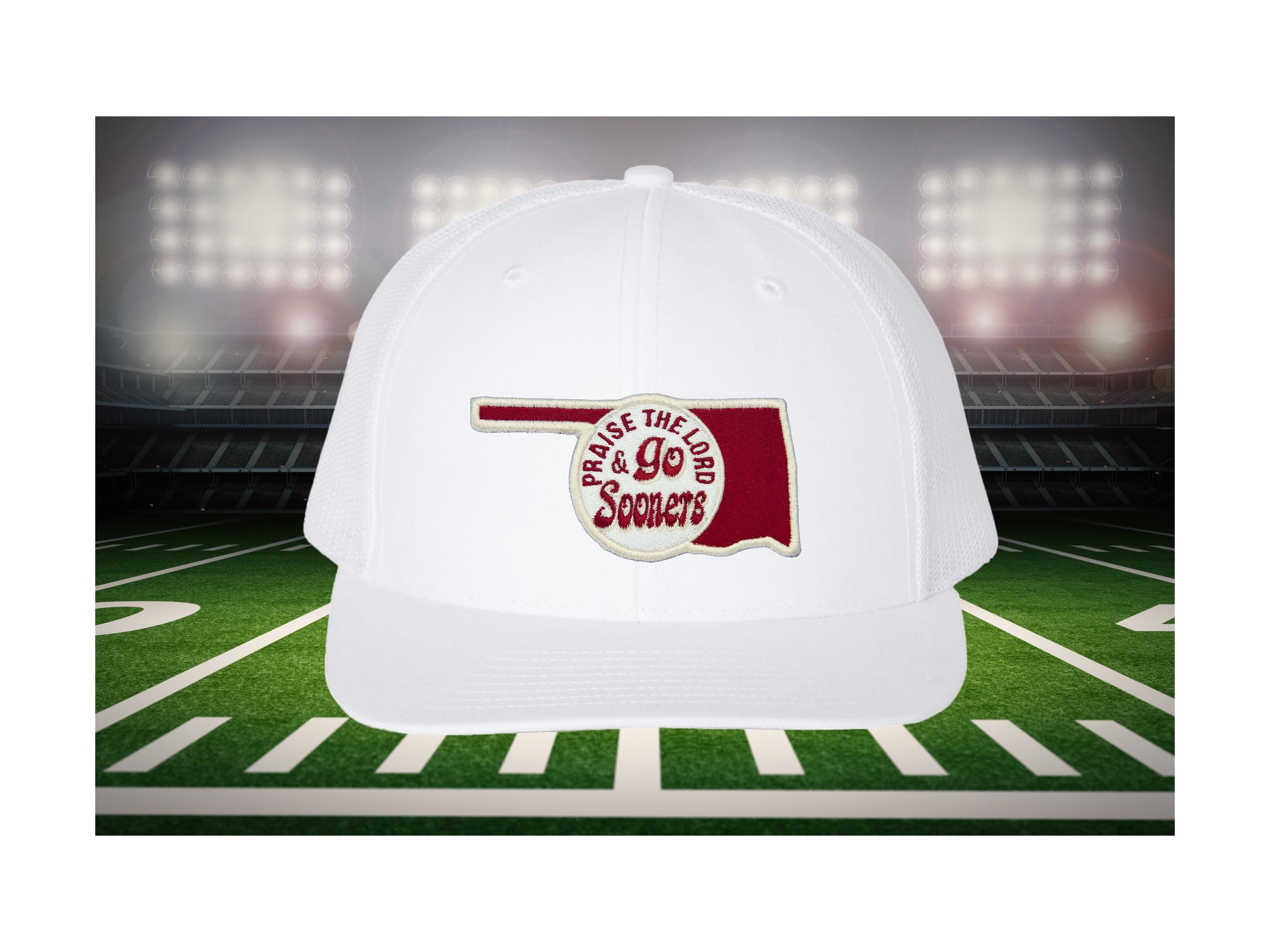 Praise the Lord and Go Sooners Trucker Cap