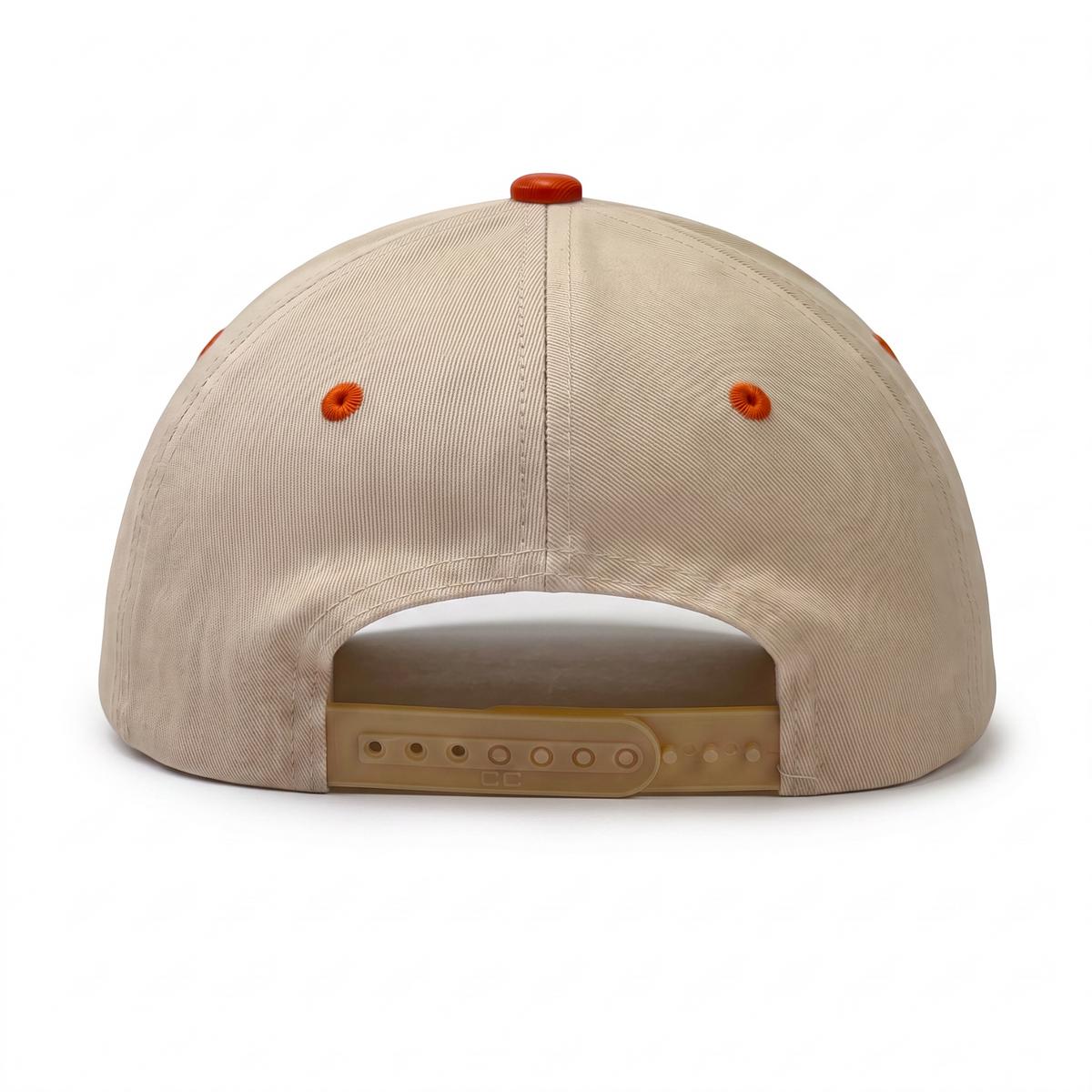 Smokey & Co. Orange & White Checkerboard Embroidered Cap