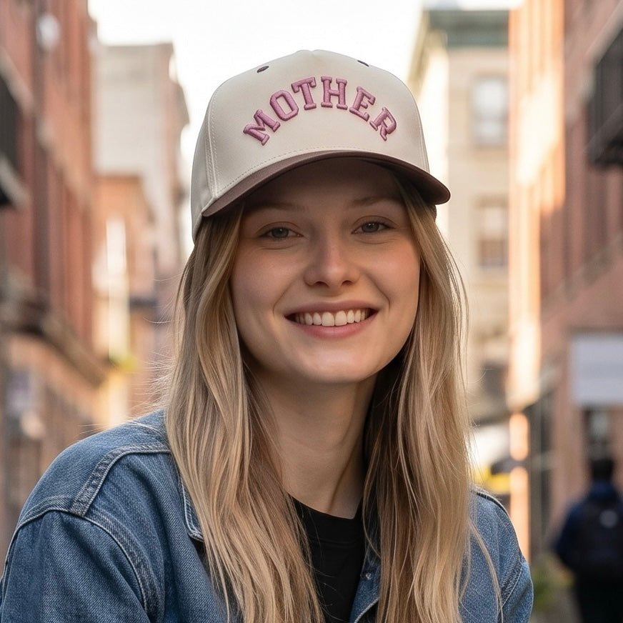 MOTHER Puff Embroidered Cap