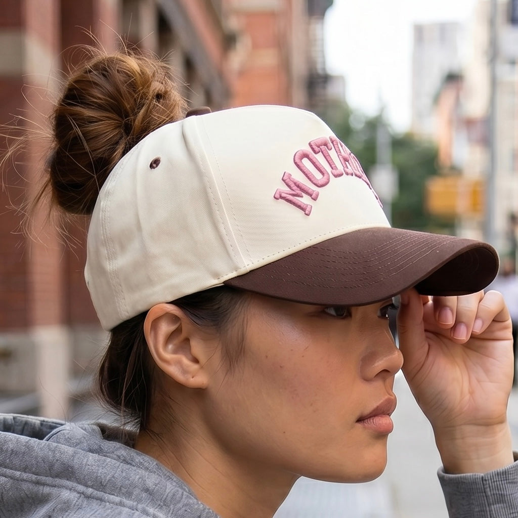 MOTHER Puff Embroidered Cap