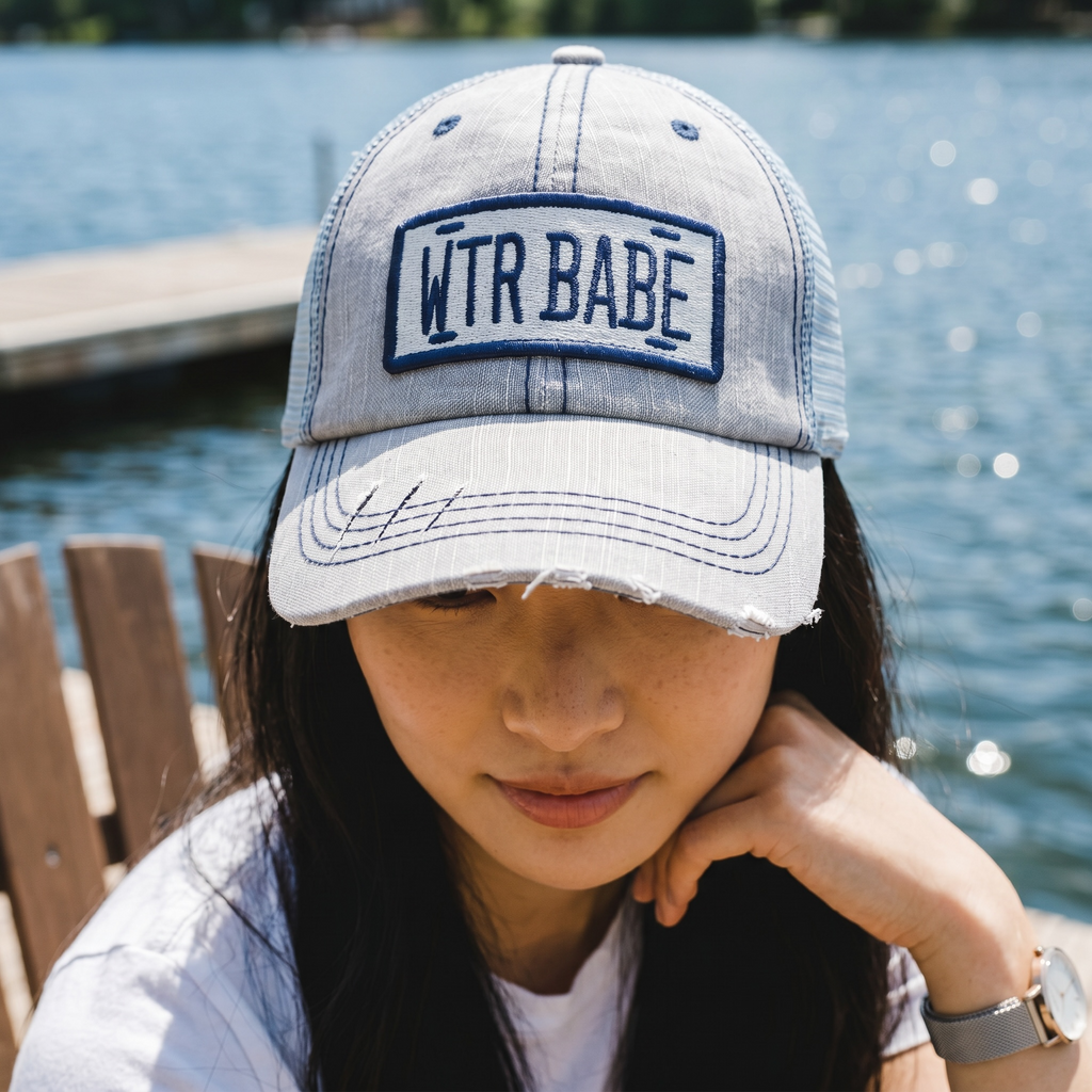 Custom License Plate Patch Trucker Hat