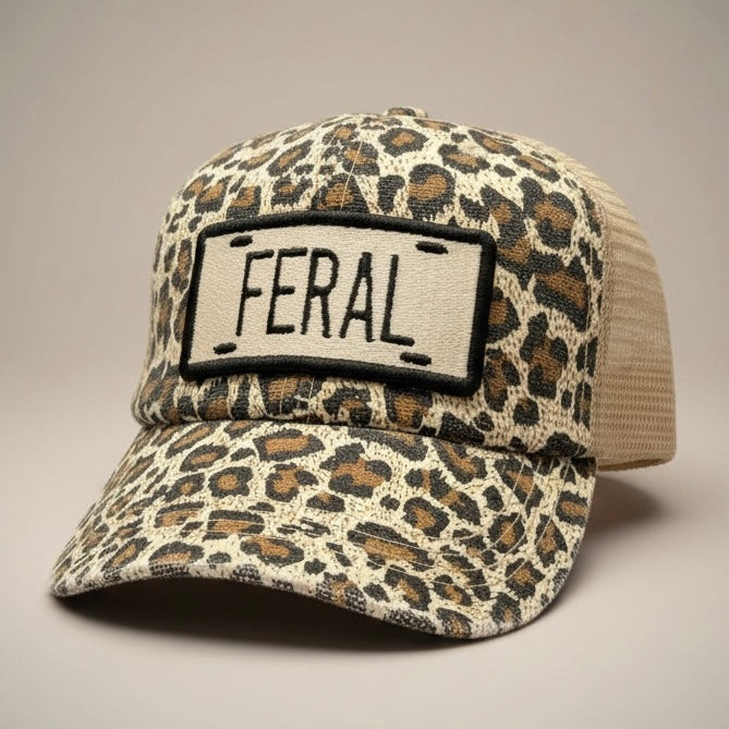 Custom License Plate Patch Trucker Hat