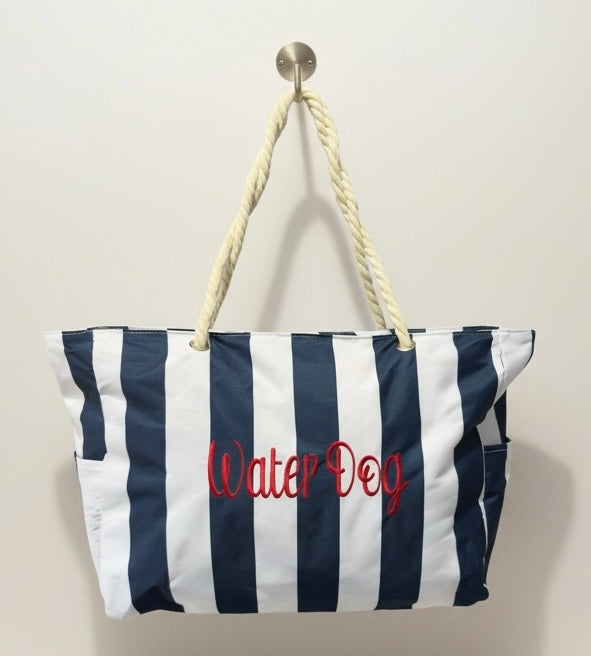 Personalized Waterproof Beach Bag with Embroidery