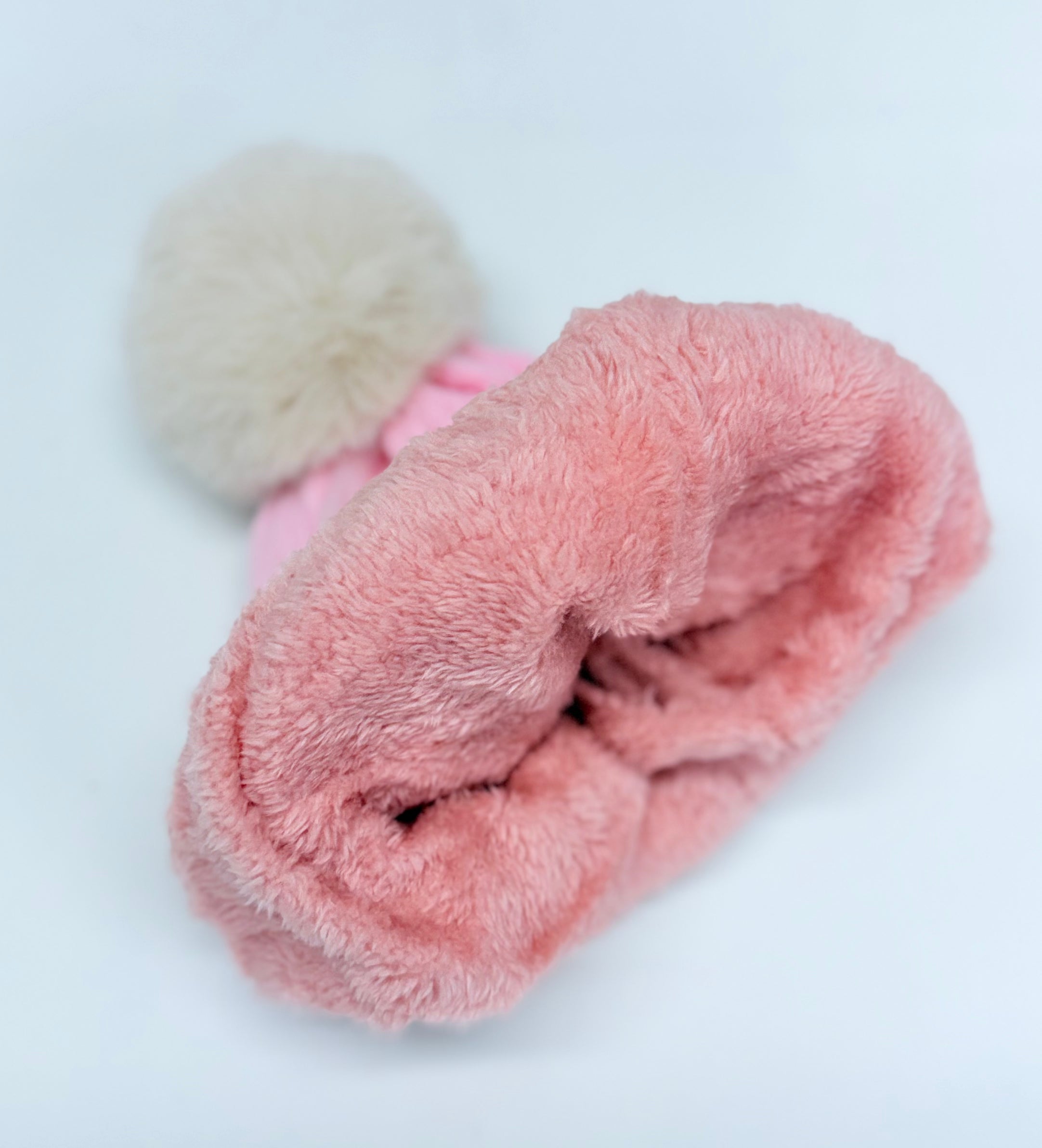 Personalized Children’s Glitter Beanie with Pom Pom | Custom Embroidered Name