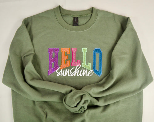 HELLO Sunshine Crewneck Sweatshirt