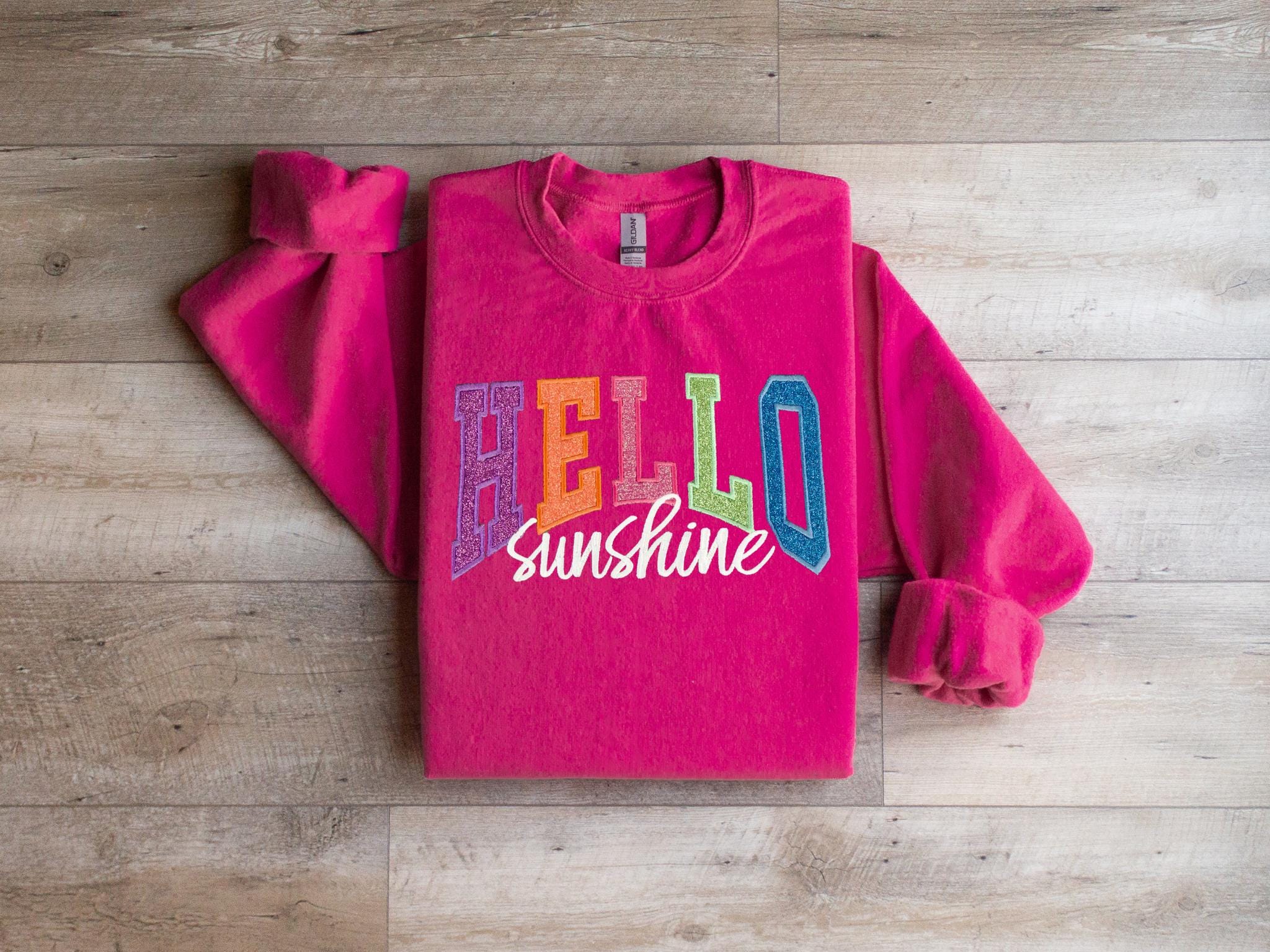 HELLO Sunshine Crewneck Sweatshirt
