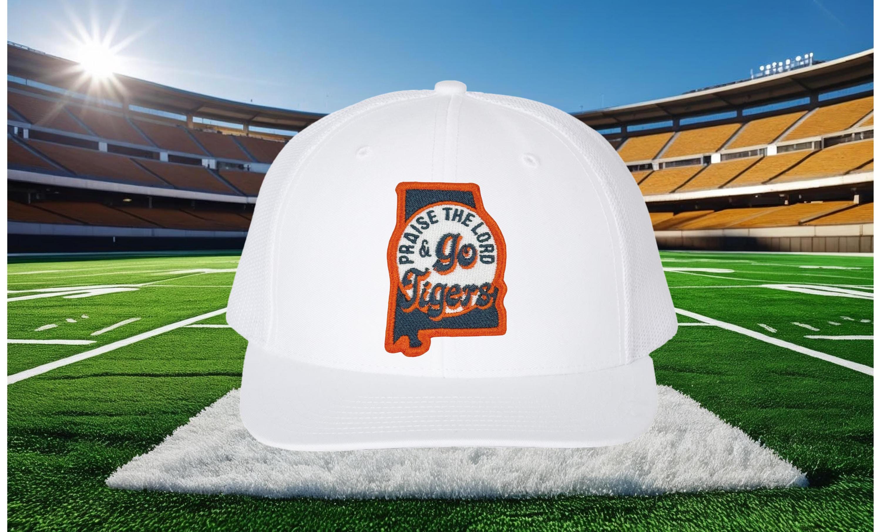 Praise the Lord and Go Tigers Trucker Cap