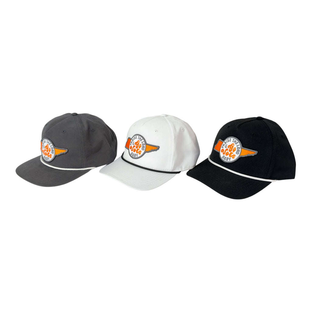 Praise the Lord and Go Vols Baby Rope Cap