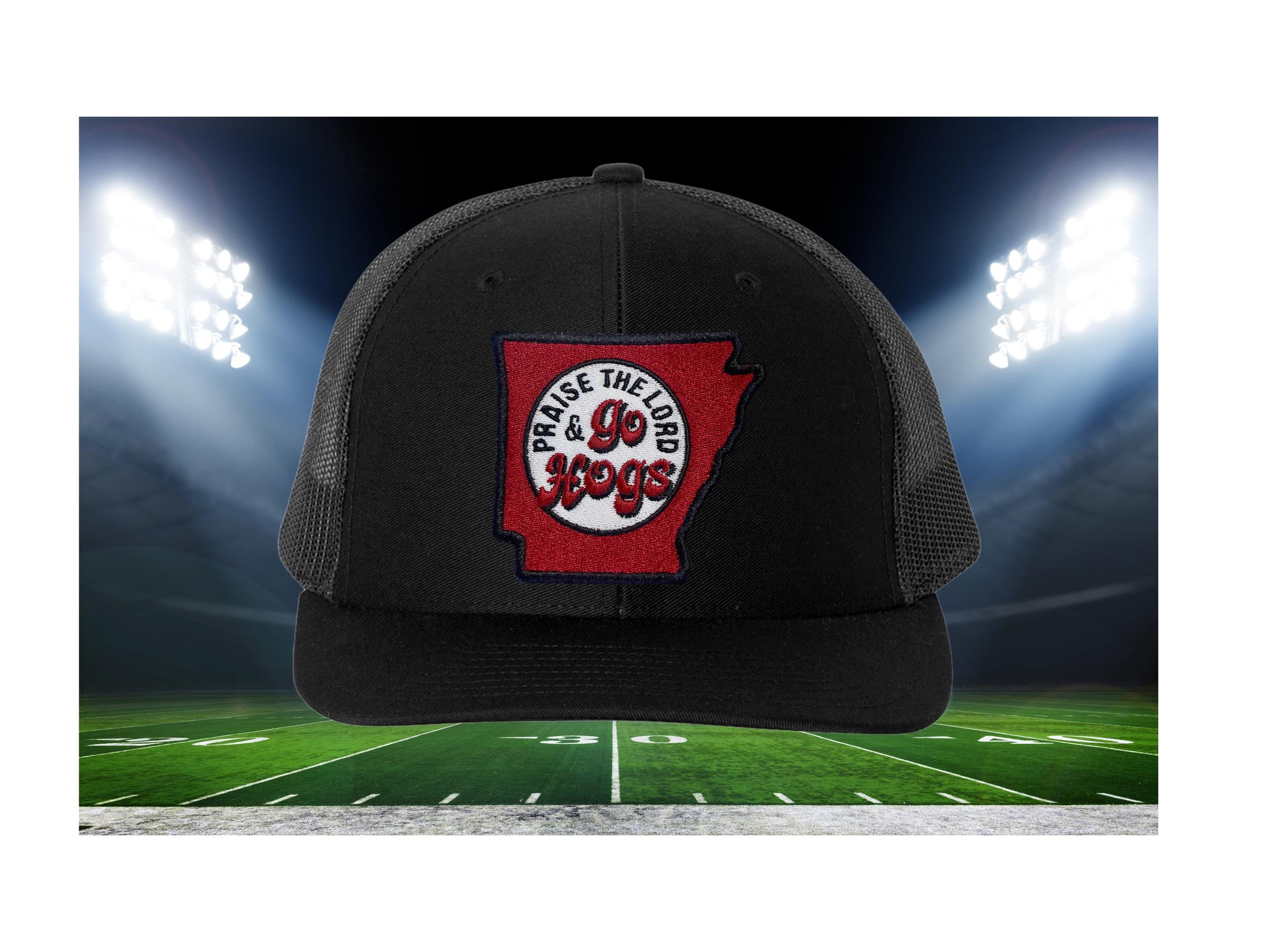 Praise the Lord and Go Hogs Trucker Cap