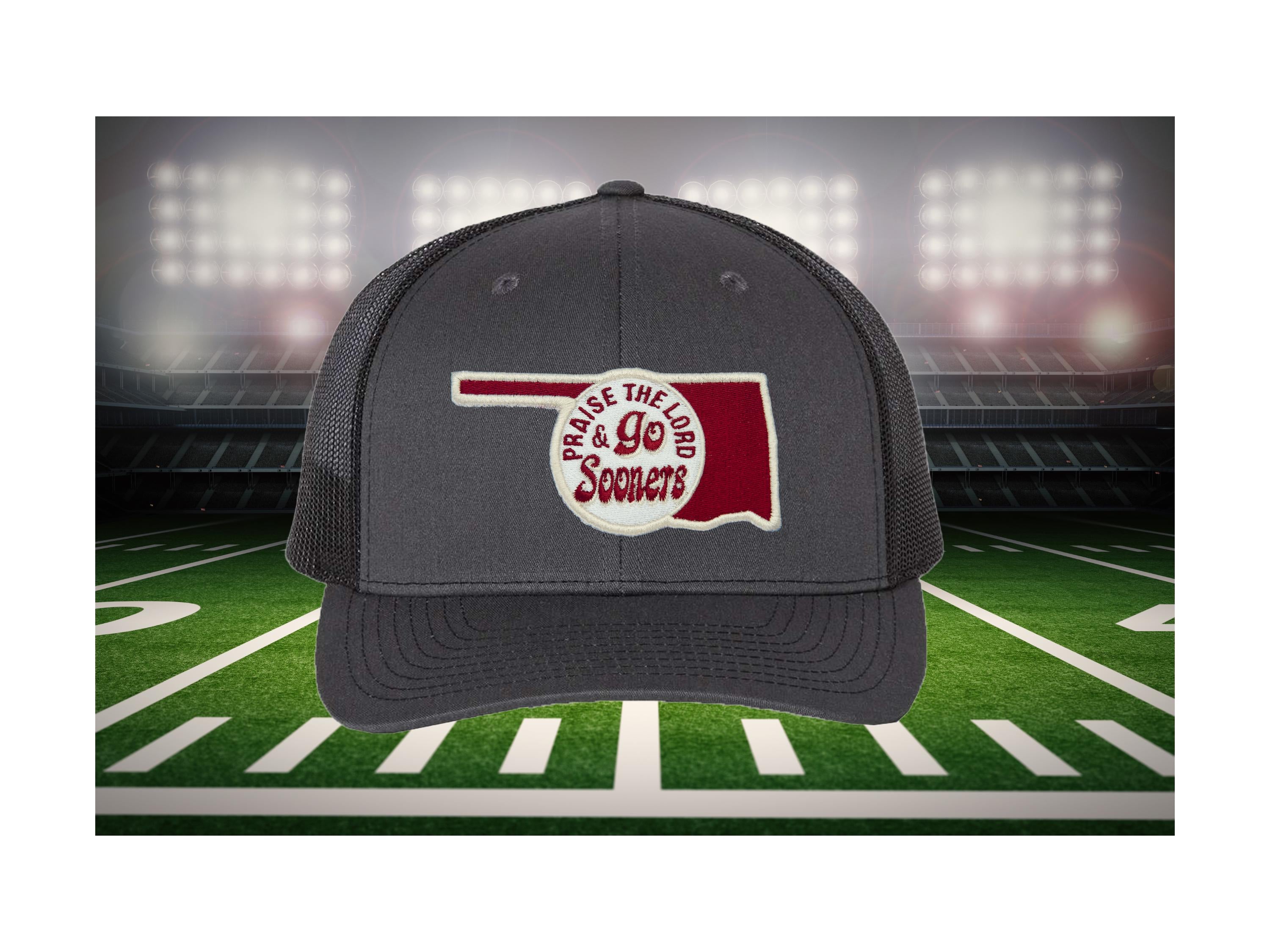 Praise the Lord and Go Sooners Trucker Cap