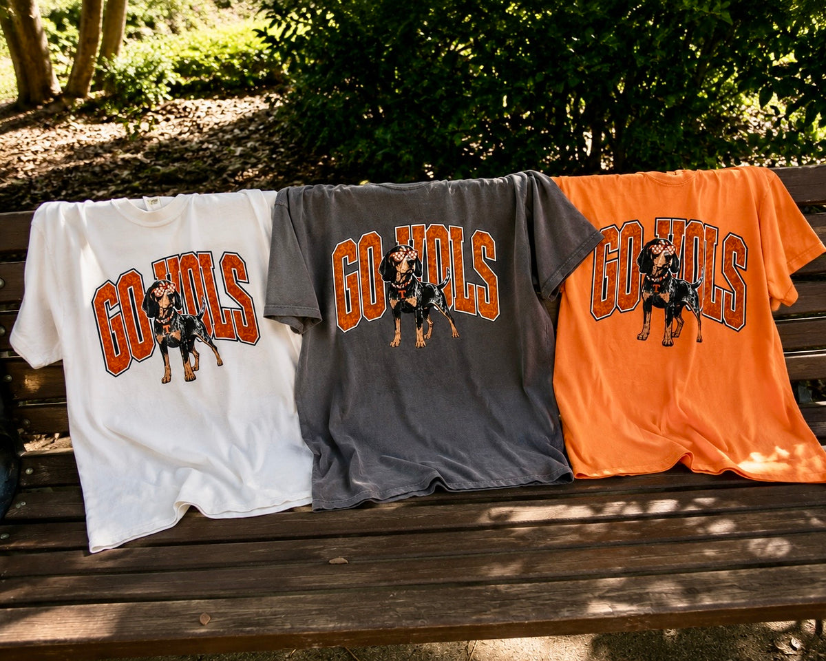 GO VOLS Retro Smokey Tennessee Game Day Graphic Tee