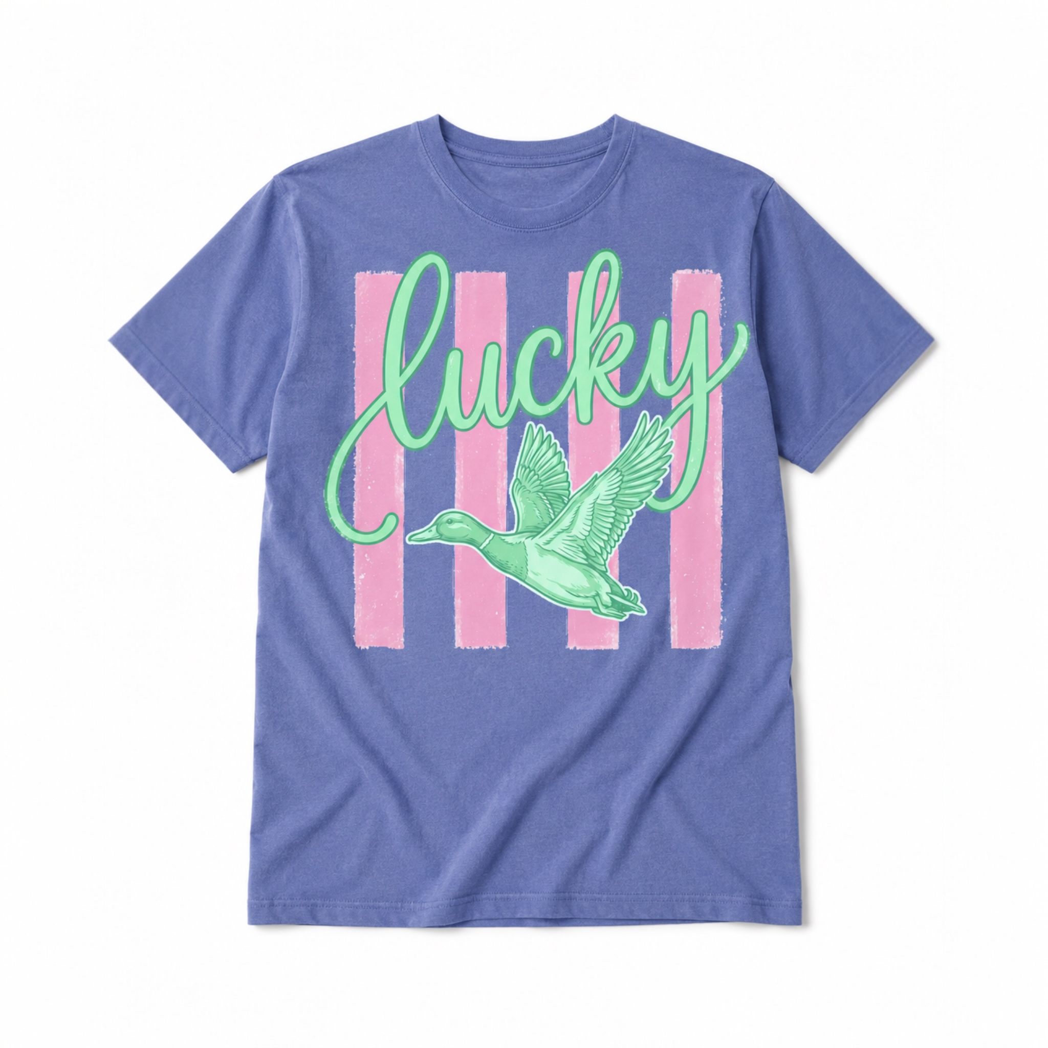 Lucky Duck Comfort Colors Graphic Tee