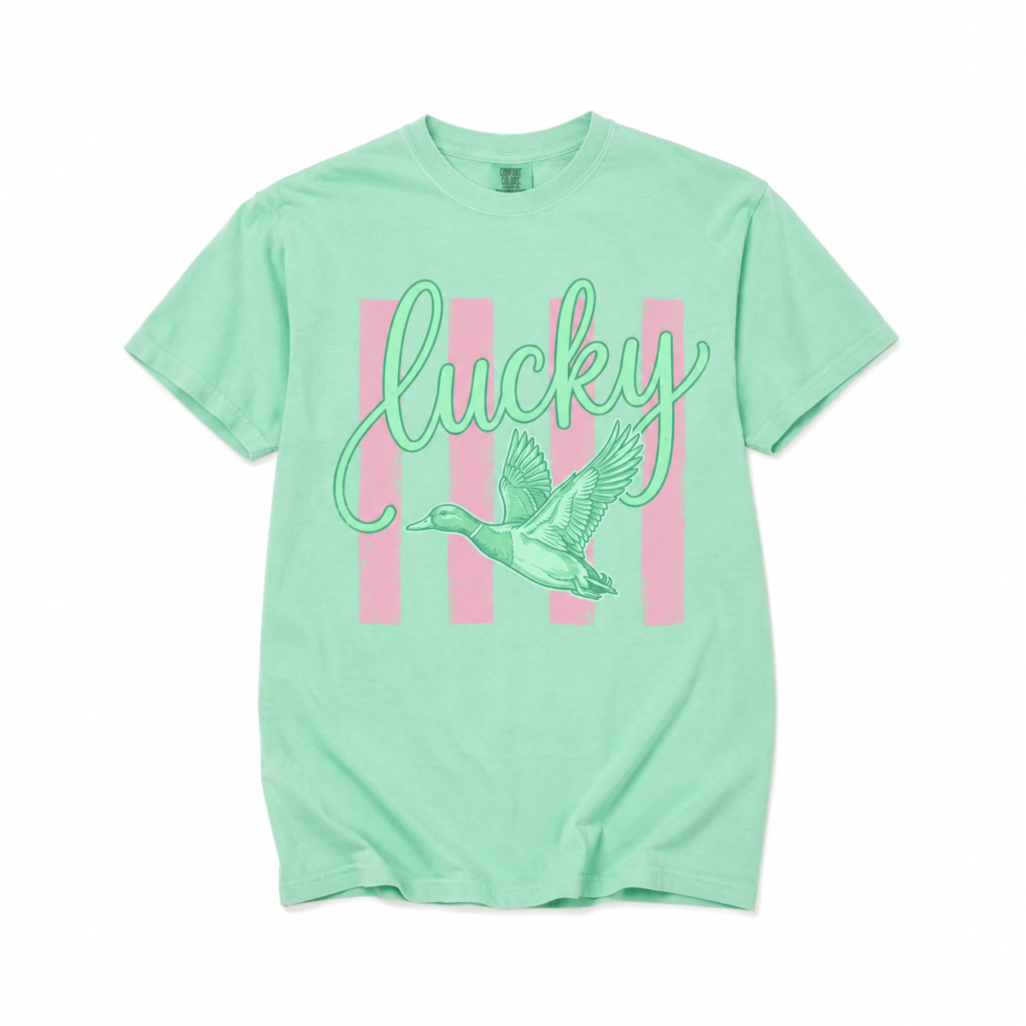 Lucky Duck Comfort Colors Graphic Tee