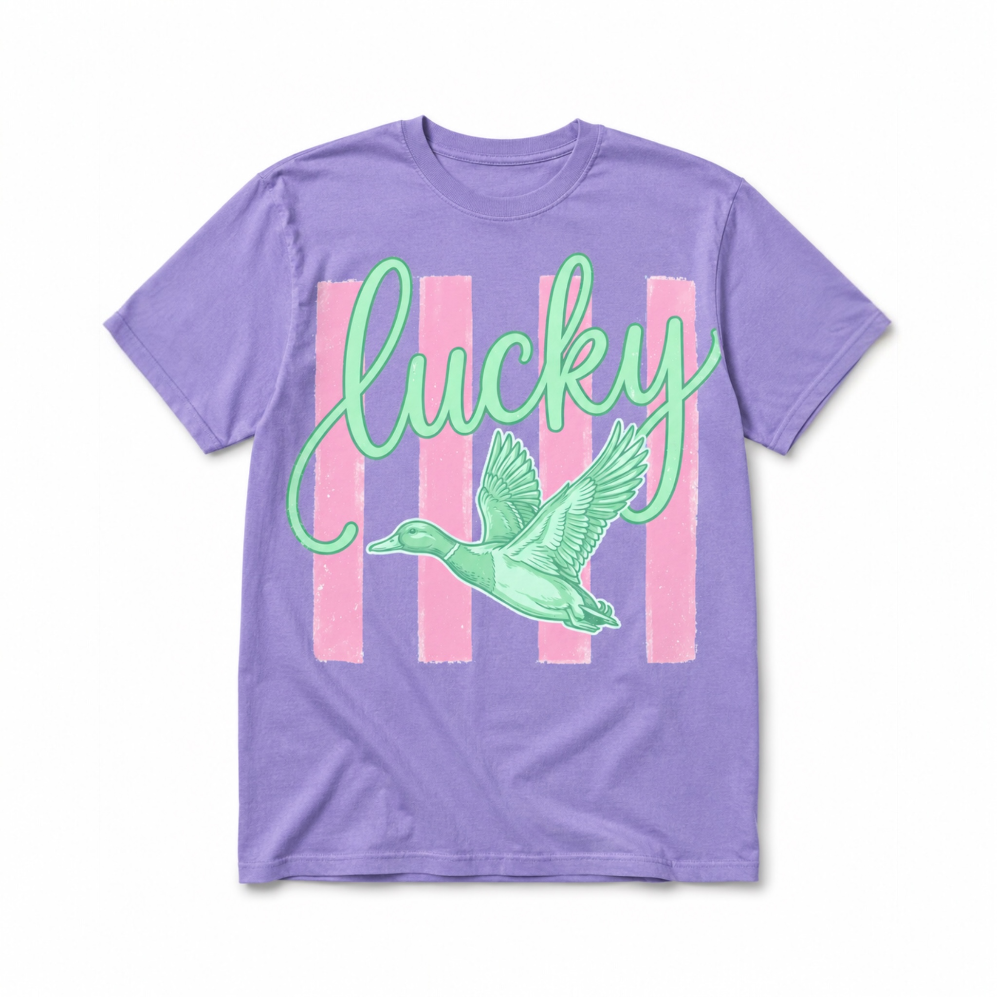 Lucky Duck Comfort Colors Graphic Tee