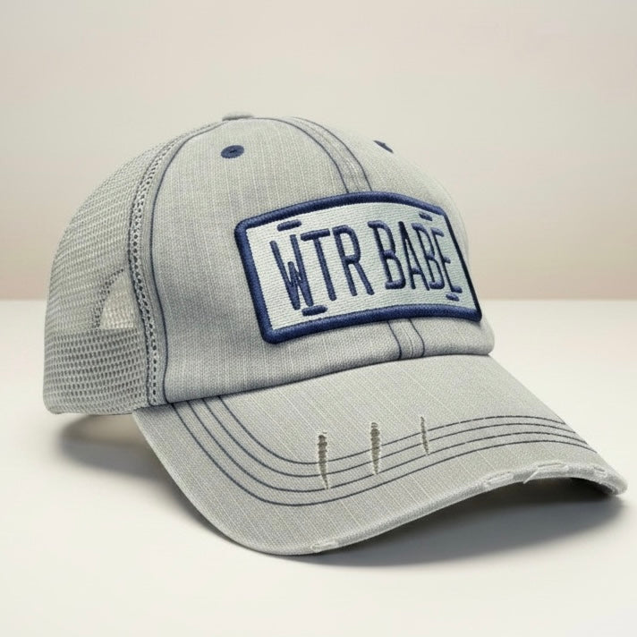 Custom License Plate Patch Trucker Hat