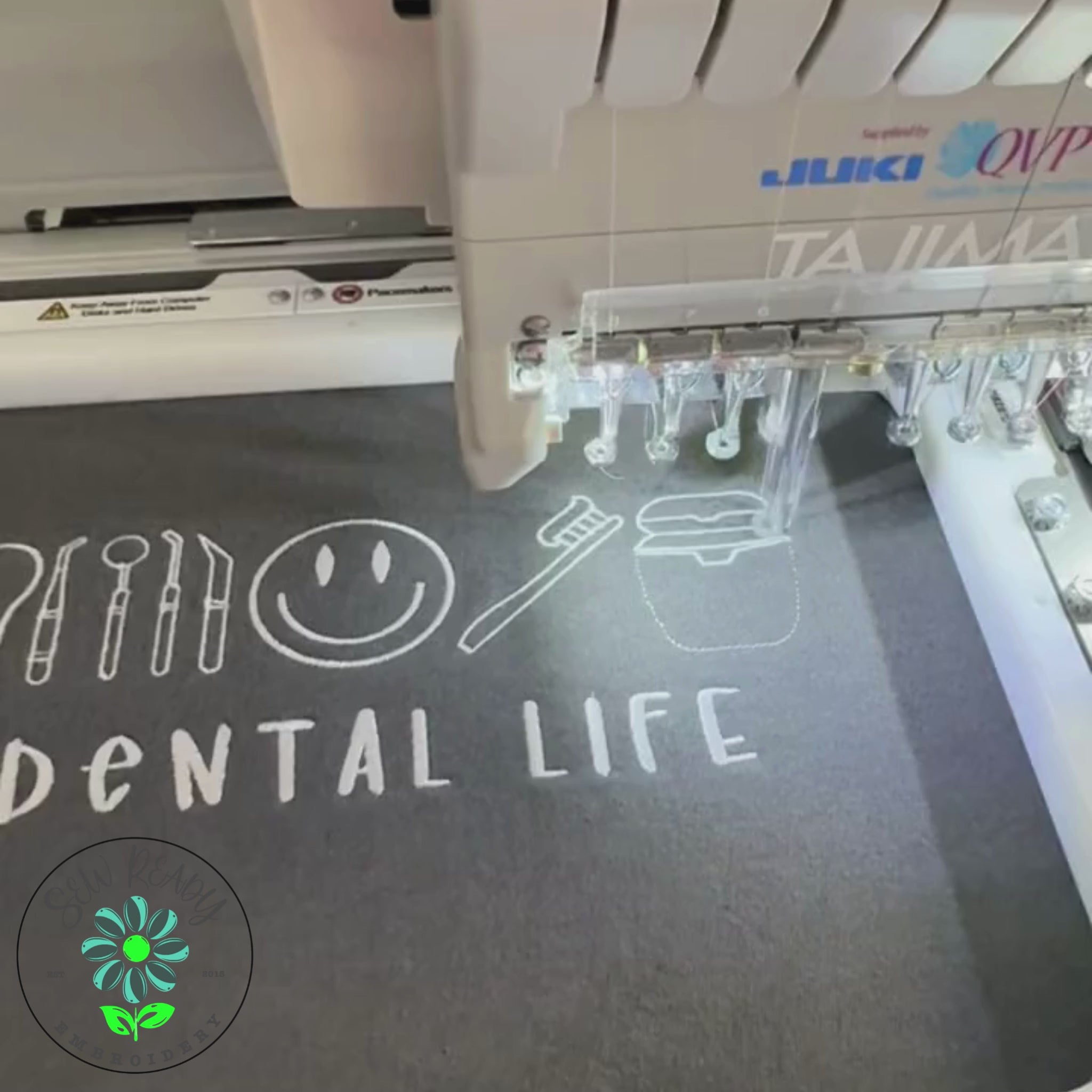 Dental Life Shirt with Icons Dental Office Apparel