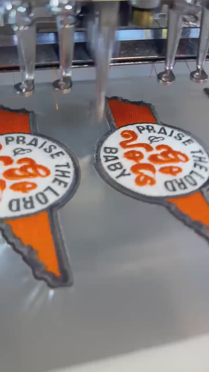 Praise the Lord and Go Vols Baby Trucker Cap