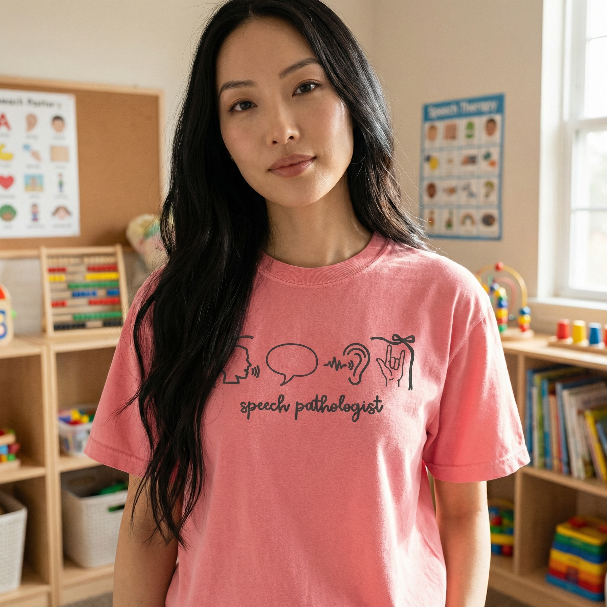 Speech Pathologist Shirt Embroidered Medical Profession Tee