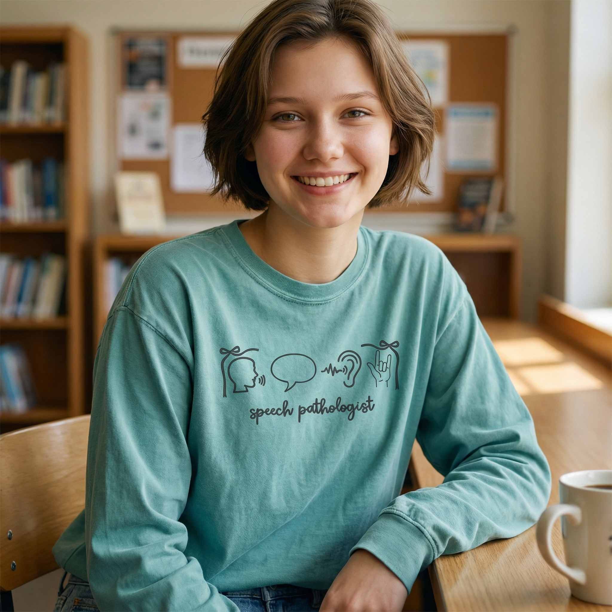 Speech Pathologist Shirt Embroidered Medical Profession Tee