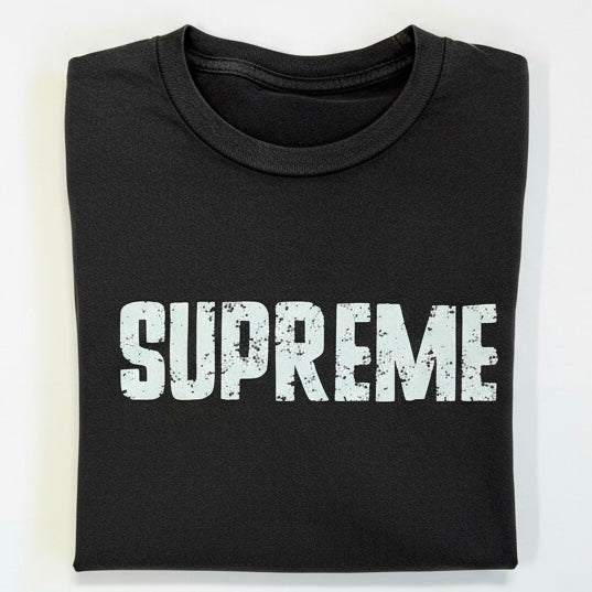 SUPREME Graphic Tee Faith Based Christian Vintage Shirt Grunge Style Tee