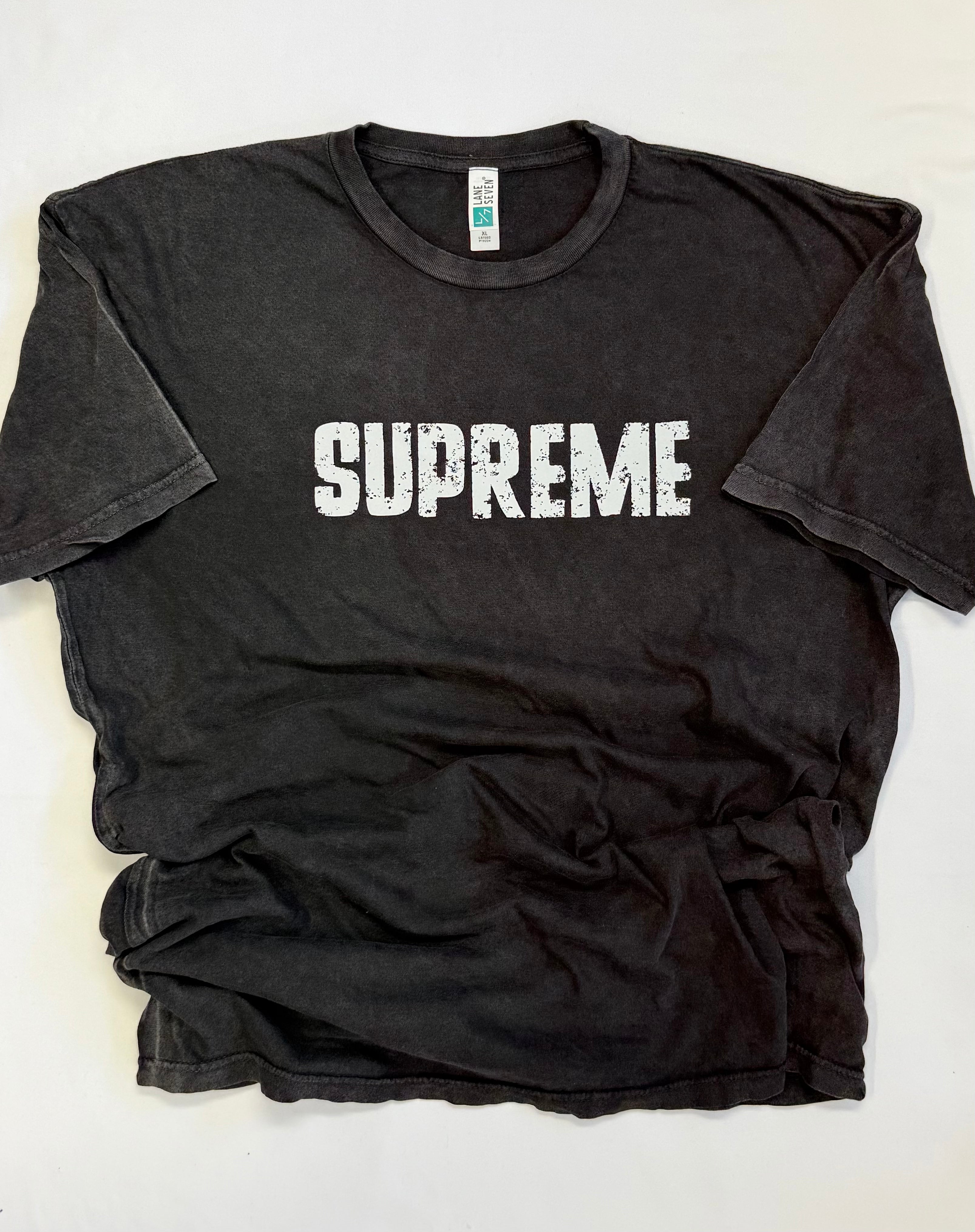 SUPREME Graphic Tee Faith Based Christian Vintage Shirt Grunge Style Tee