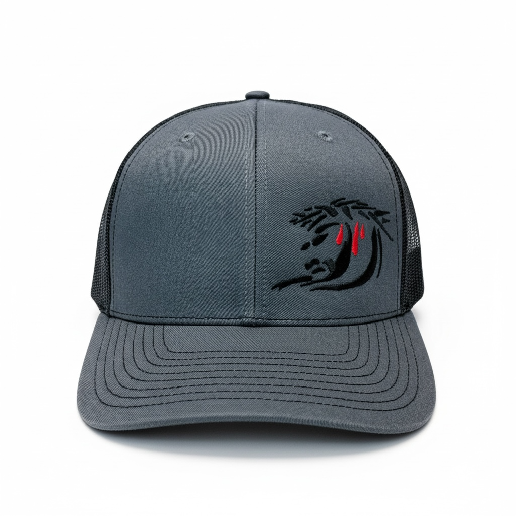 The KING Trucker Cap Regular Embroidery, Side Panel